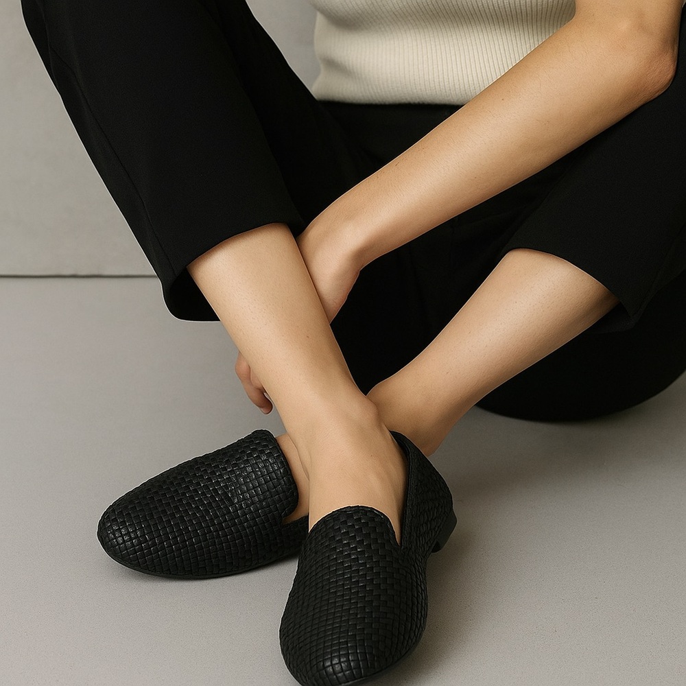 Birdies vegan leather loafers